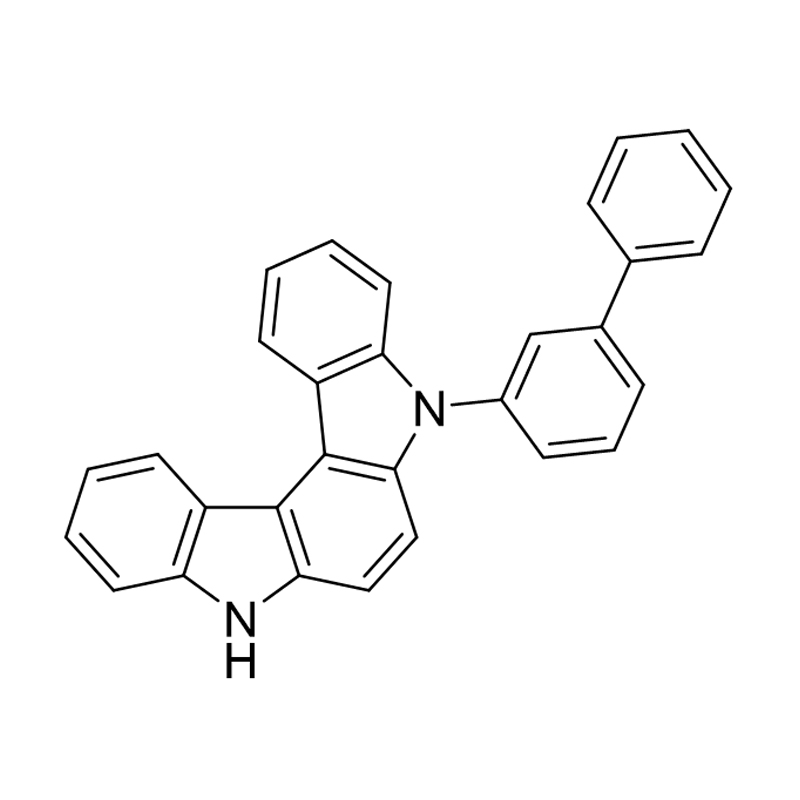 5-([1،1'-بی فنیل]-3-ایل)-5،8-دی هیدرویندولو[2،3-c]کاربازول