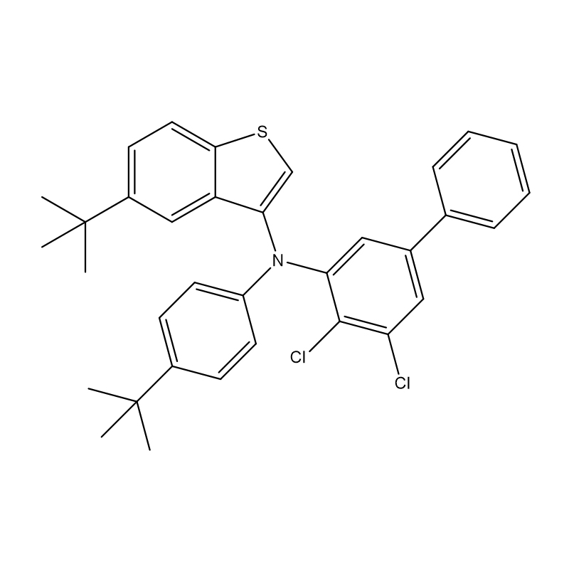 بنزو[b]تیوفن-3-آمین، N-(4،5-دی کلرو[1،1'-بی فنیل]-3-ایل)-5-(1،1-دی متیل اتیل)-N-[4-(1، 1-دی متیل اتیل) فنیل]-